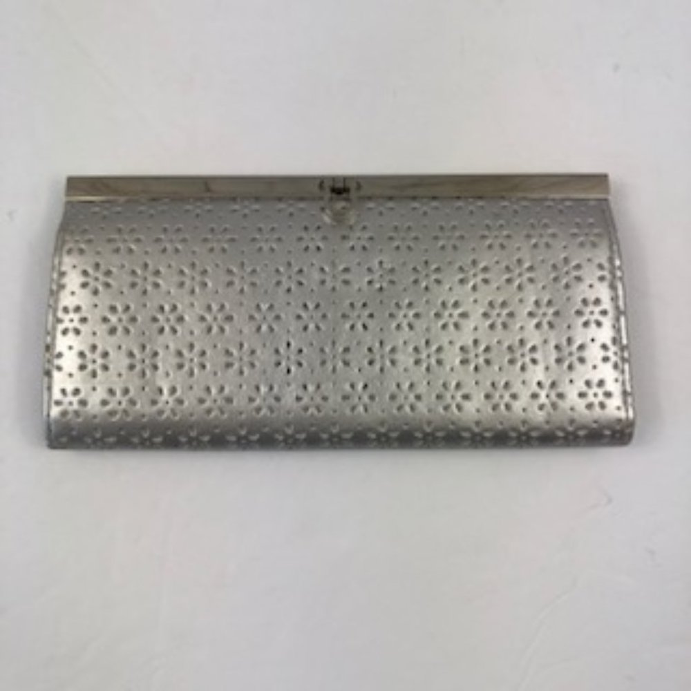 🆕 Woman's Wallet Clutch | Metallic Silver